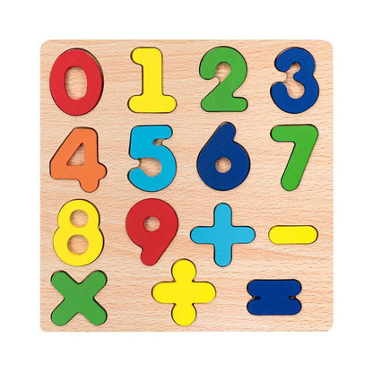 Puzzle 3D coloré avec chiffres de 1 à 20, Alphabet Montessori, apprentissage, planche en bois, jouets pour enfants, jeu éducatif précoce en famille, cadeau